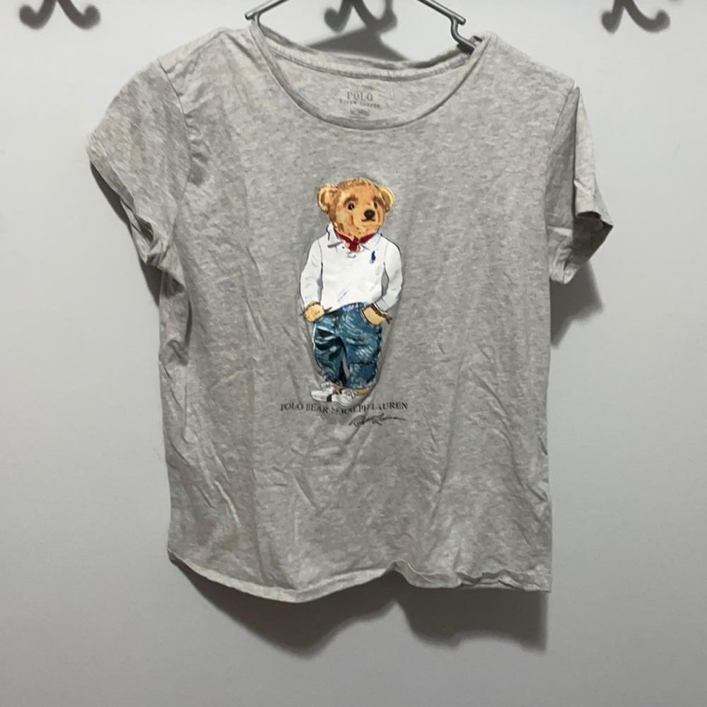 Grey Ralph Lauren Tshirt ft. Polo Bear